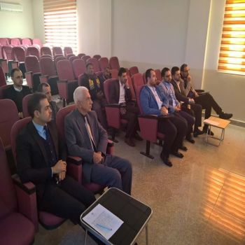 A seminar was held by Mr. Zirak Yousif Hasan