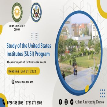 The U.S. Embassy is pleased to announce the opening of the study of #United_States Institutes (#SUSI) programs for: Students Leaders