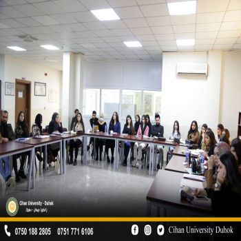 Organizing a workshop for (90) First year students from the Department of General Education
