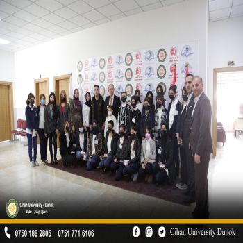 Cihan University - Duhok  received a number of teachers and students of Havand School for Girls.