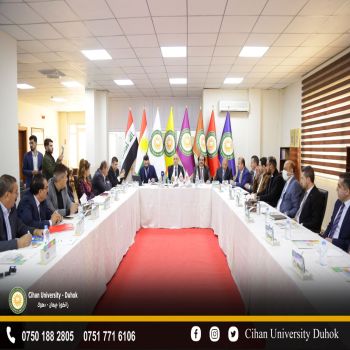 Cihan University - Duhok, in cooperation with an association of Political Science Academics in Duhok, held a forum under the title: Reading about the Kurdish Regions Outside the Administration of the Kurdistan Region