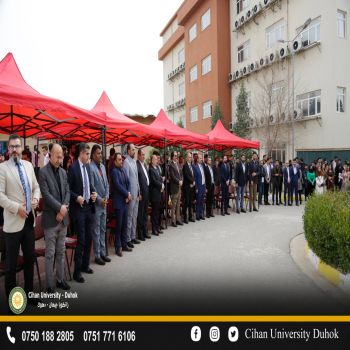 A ceremony held at Cihan University - Duhok in the occasion of February 18