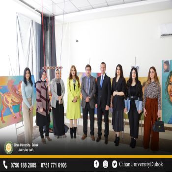 The Department of Arts at Cihan University - Duhok held the second art exhibition