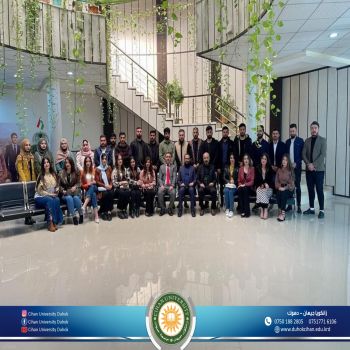The students of Accounting department fourth year at Cihan University - Duhok visited a scientific trip to the Directorate Treasury of Zakho