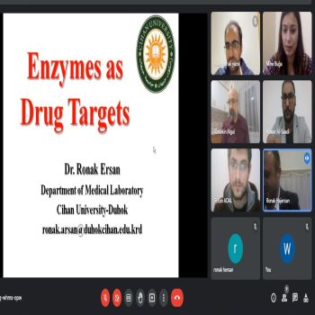 Cihan University - Duhok concluded the scientific course entitledEnzymes as Drug Targets