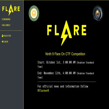 Ninth 9 Flare on Fire eye CTF competition