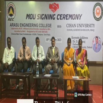The Memorandum of Understanding (MoU) signing ceremony