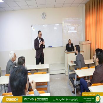 A workshop entitled: Documentation of Activities (Cihan University Duhok)