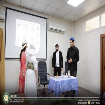 ‏third-stage students of English Department performed a play entitled (The Importance of Being Earnest) in Peshmarga Hall