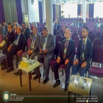 ‏Cihan University-Duhok participates in the Fifth International Scientific Conference in the fields of Biomedical Sciences and Health Sciences at Cihan University-Erbil