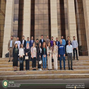 Faculty of Law at Cihan University- Duhok on a scientific visit to the Dohuk Court of Appeal