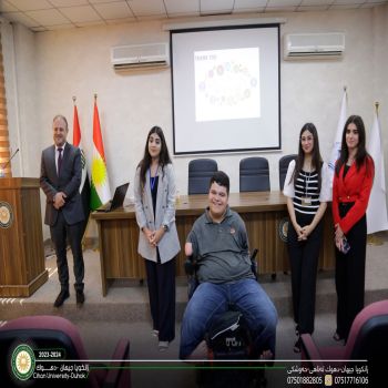 The College of Pharmacy at Cihan University-Dohuk held a workshop for the first stage students