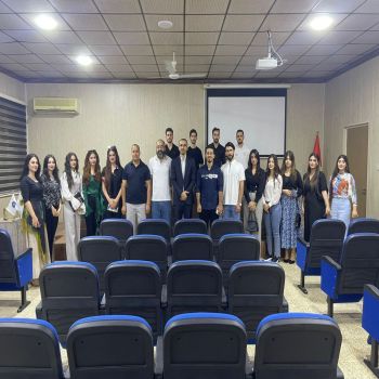 Training course for a group of students of the Faculty of Law at Cihan University - Duhok.