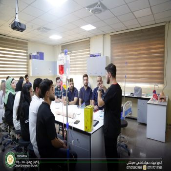 the anesthesia department at Cihan University-Duhok initiated a medical training program focused on Safe and Effective Injection and Cannulation Practices