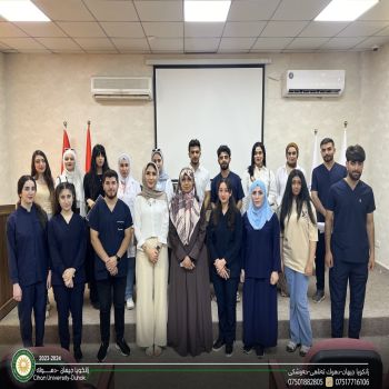 Aneasthesia Department At Cihan University has completed a Scientific and Medical Training course entitled ( Safe And Effective Injection and Cannulation Practices