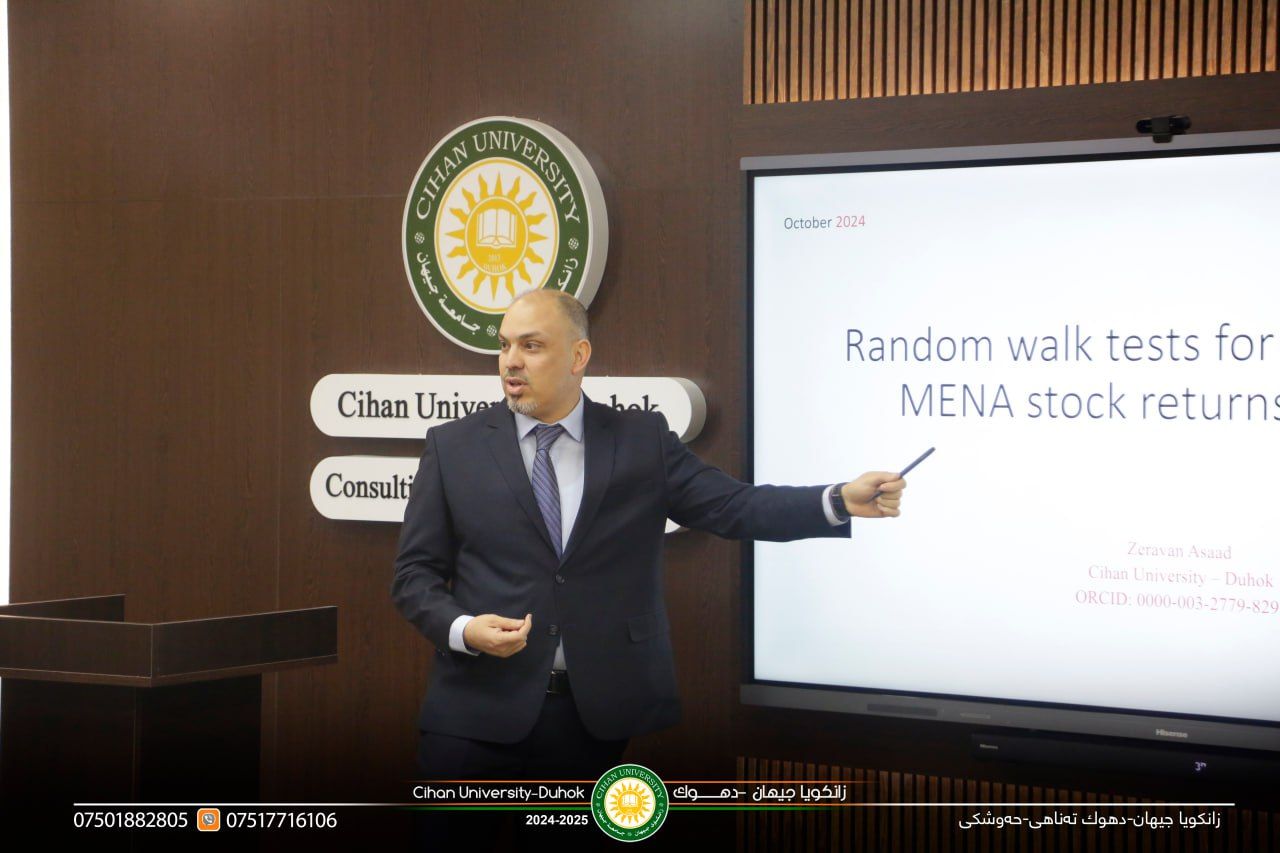 A symposium entitled: Random walk tests for the MENA stock returns