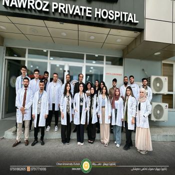 A scientific visit to Newroz Private Hospital in Zakho.