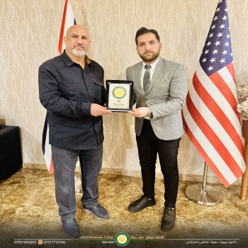 ‏Participation of Mr. Rayan Sadeeq Ahmad, Supervisor of Medical Laboratories at Cihan University - Duhok in Erbil, in an international medical course