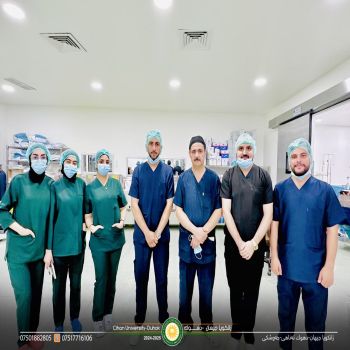 Anesthesia Department's Students of second and third stage have visited Hospitals for clinical lessons in their practical field.