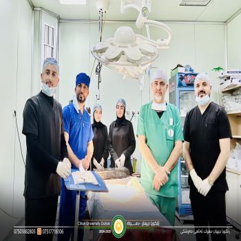 Anesthesia Department's Students of second have visited Hospitals for clinical lessons in their practical field