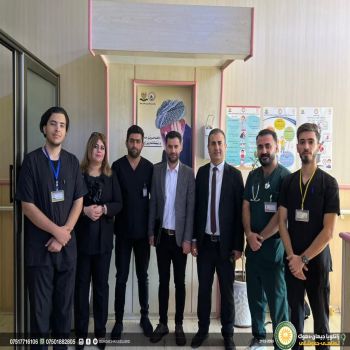 the fourth-year nursing students from the College of Nursing at Cihan University, conducted a community engagement visit to a senior home.