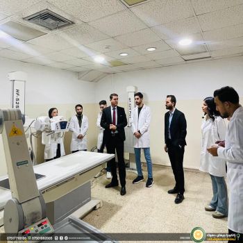 زيارة علمية إلى مستشفى هيفي التعليمي للأطفال
