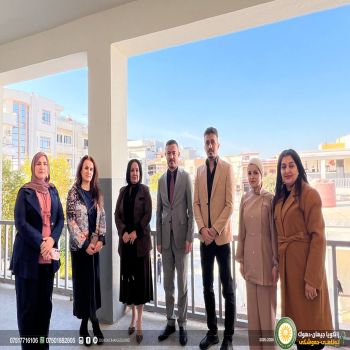 the supervision of the committee formed by the president of Cihan University-Duhok, and for the purpose of "launching a campaign to raise awareness about violence against women and the family,"