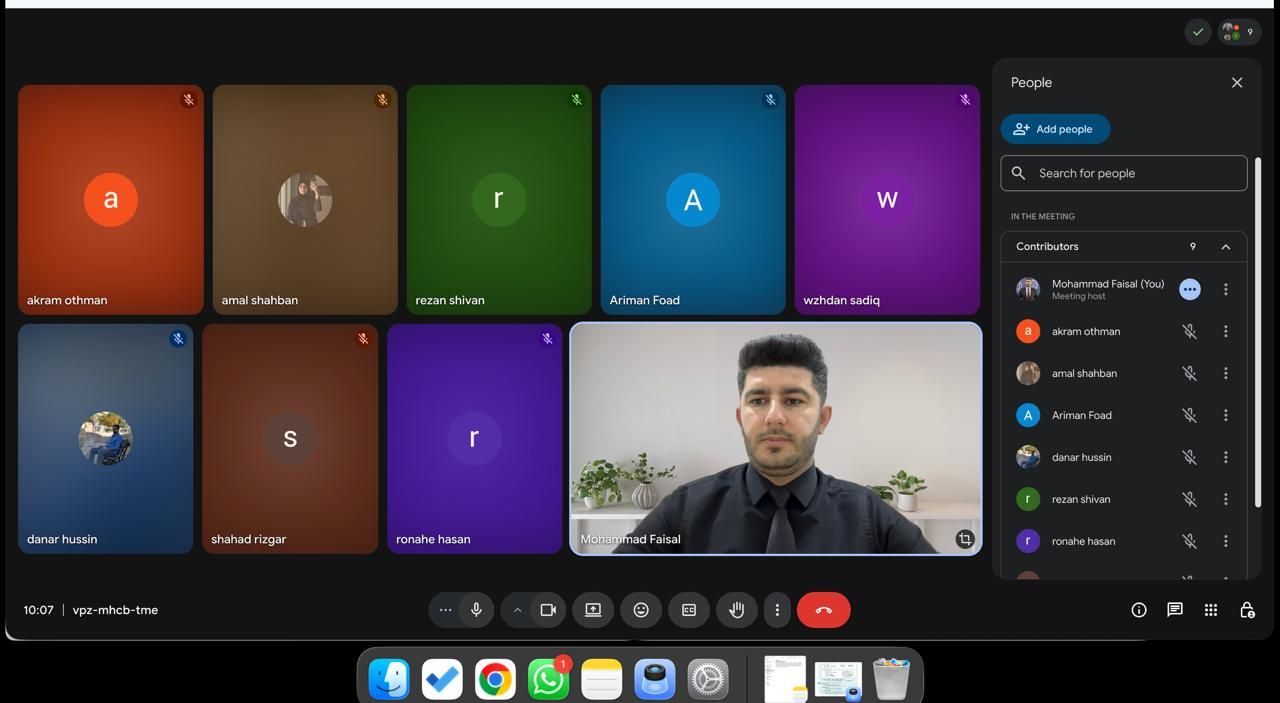 قسم التربية العامة في جامعة جيهان-دهوك يواصل ريادته في التعليم الأونلاین والرقمي للأسبوع الثاني على التوالي