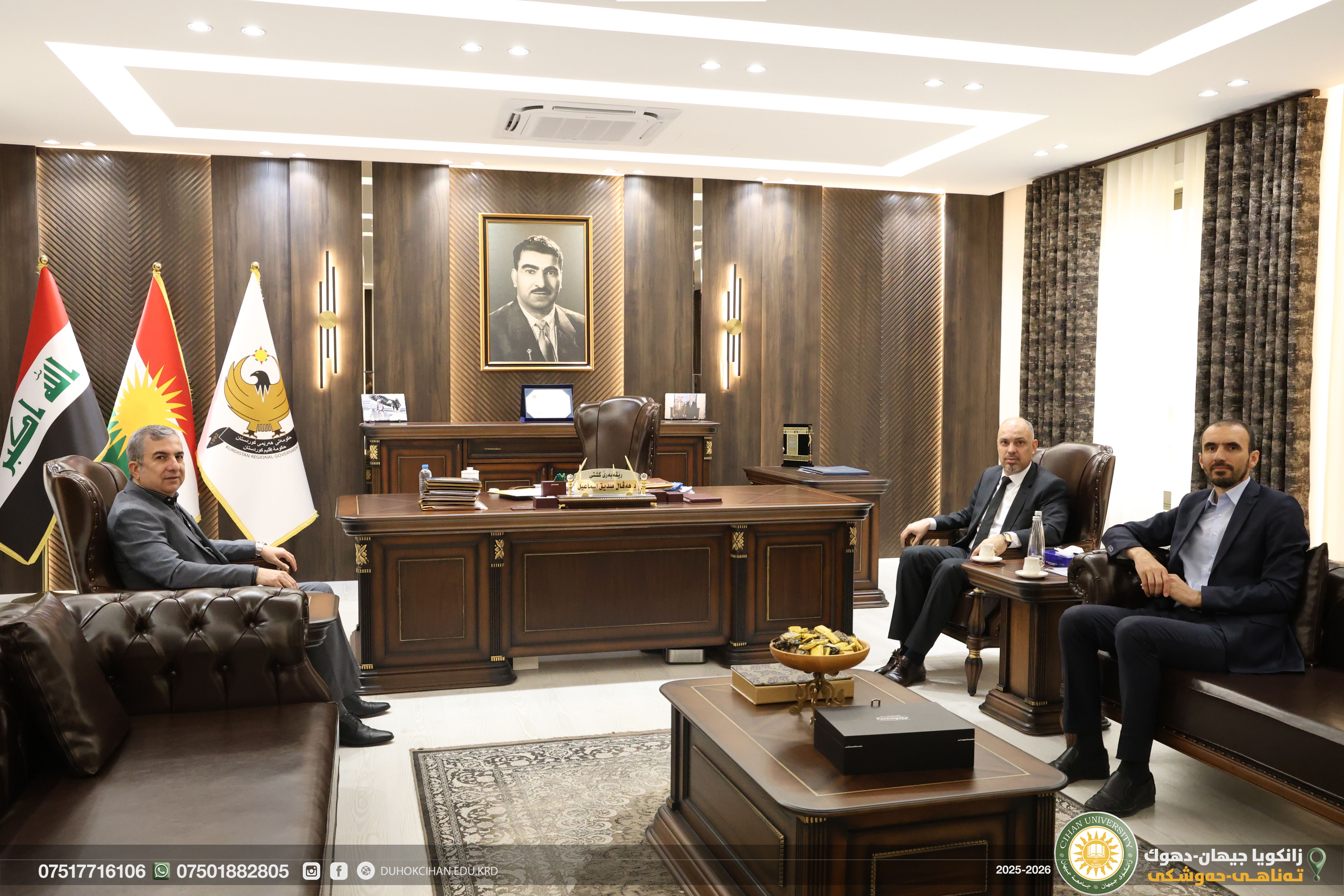 ب مەرەما بهێزکرن و پێشڤەبرنا پەیوەندیان دگەل سازیێن حکومى