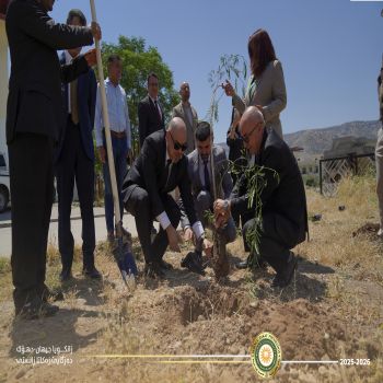 زانکویا جیهان-دهۆک هەوه‌کا چاندن و دابەشکرنا داران ل قوتابخانێن دهۆکێ دەستپێکر