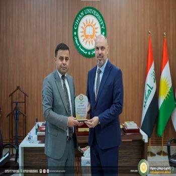 President of Cihan University-Duhok Receives Kurdistan Teachers Union